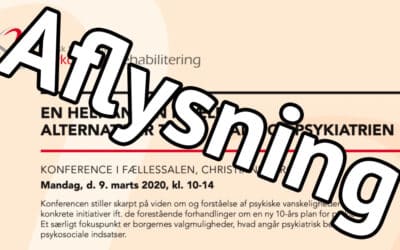 Konference 9. marts 2020 aflyst